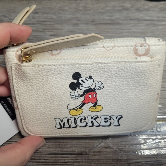 Disney Handbags - Mickey Mouse Disney NWT CREAM/ TAN Wallet‎